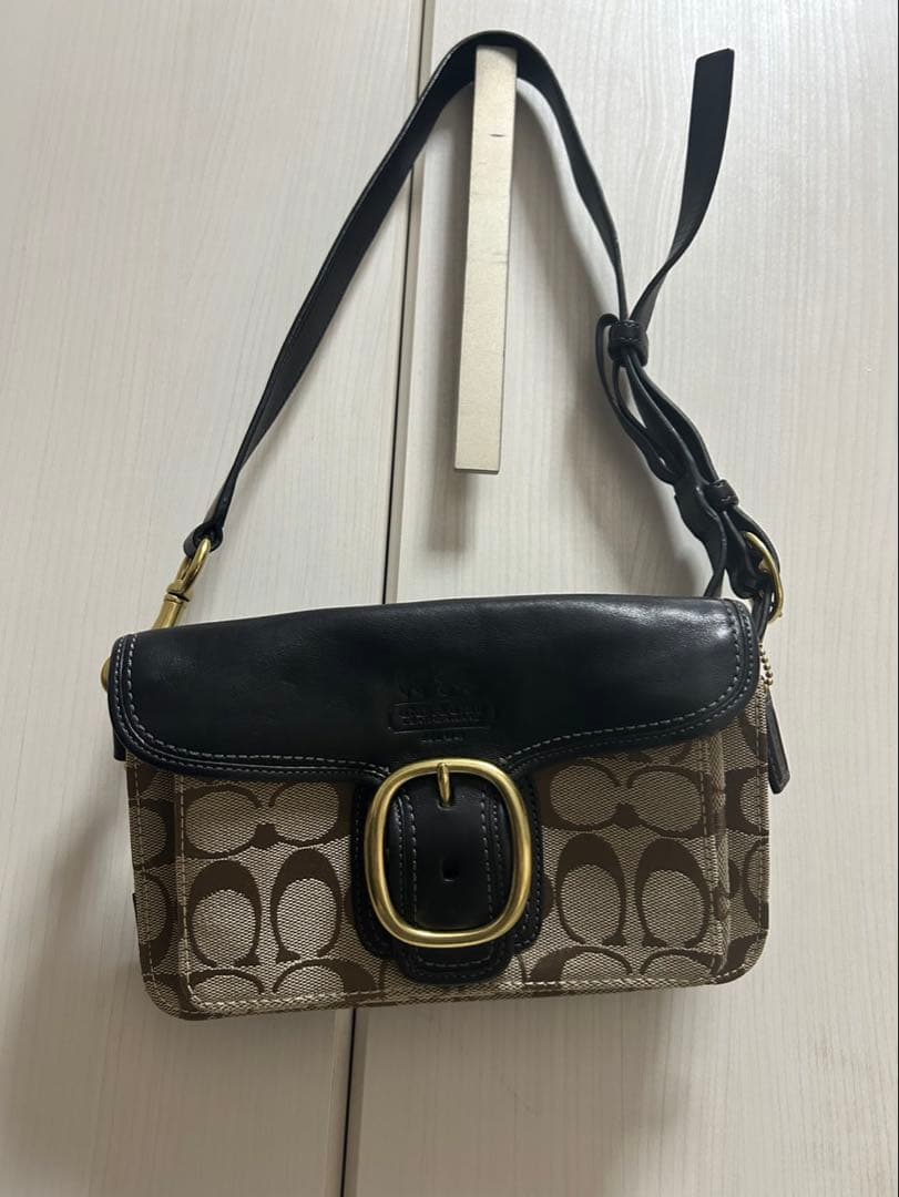 COACH コーチ ショルダーバッグ ブラウン/ベージュ