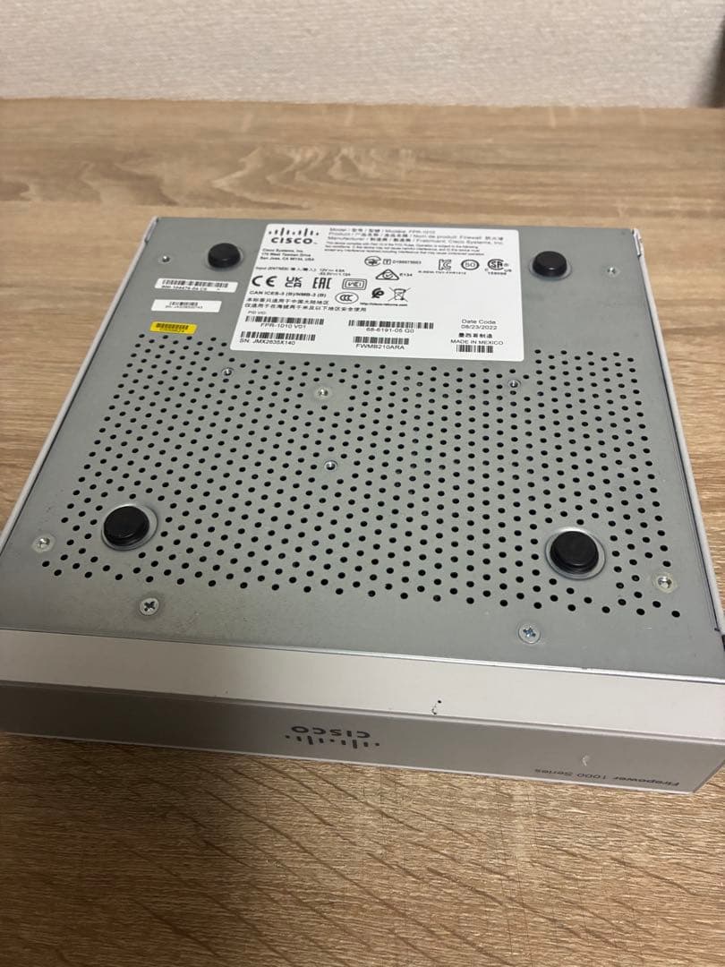 Firepower 1010 セキュリティアプライアンス