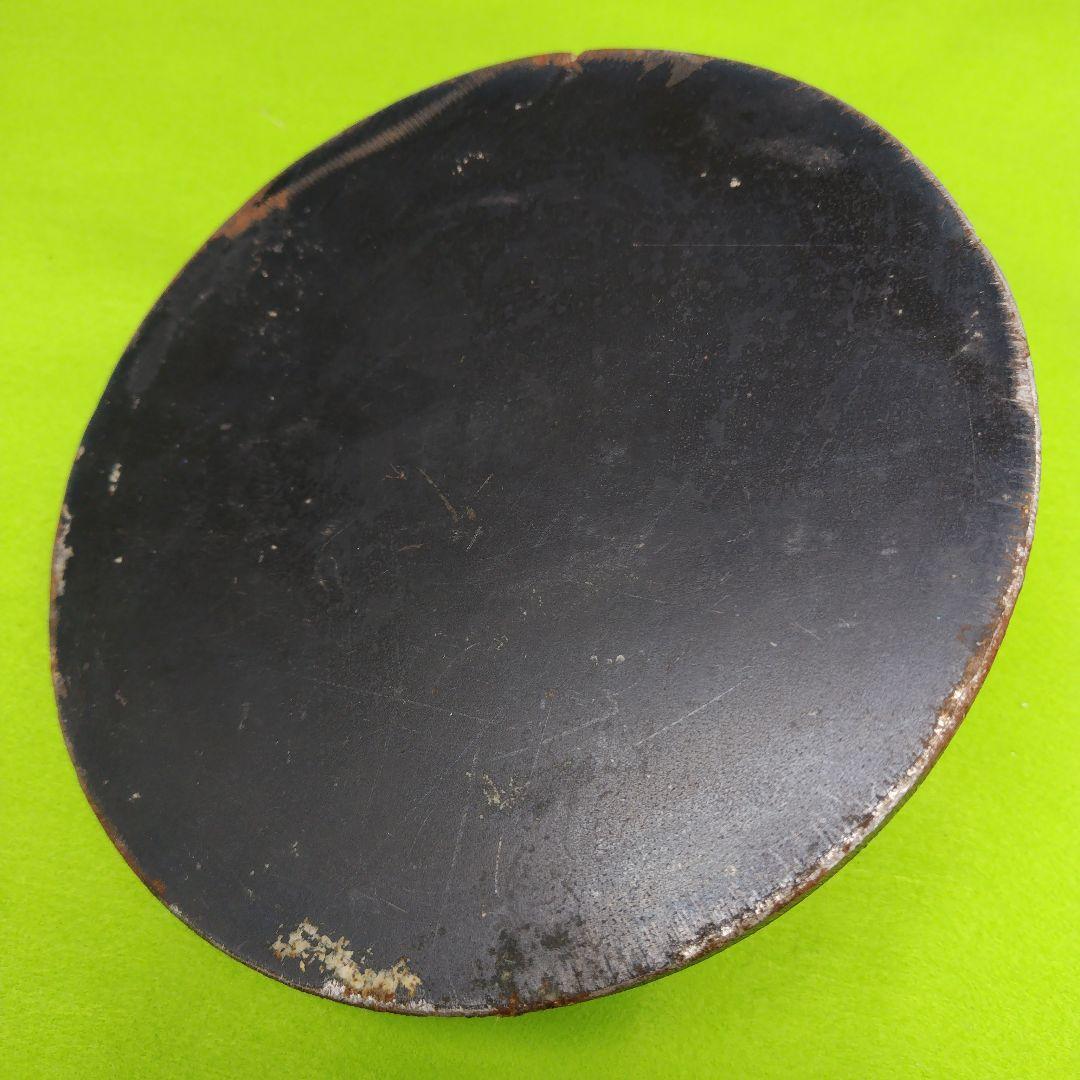 プロ用、お好み焼き押さえ手持ち付き鉄板厚12ミリ、