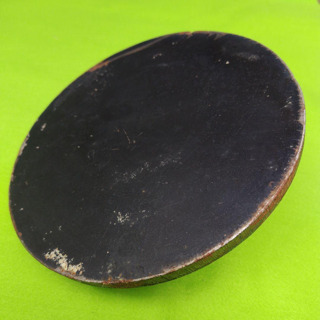 プロ用、お好み焼き押さえ手持ち付き鉄板厚12ミリ、