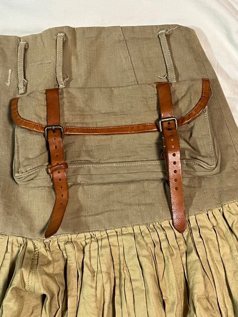 kapitalバックポシェット付きバルーンパンツ