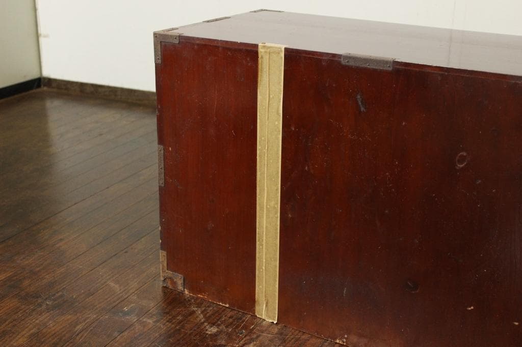 欅材！庄内箪笥・4杯！時代箪笥和家具古道具古家具古民藝和モダンローボード古布