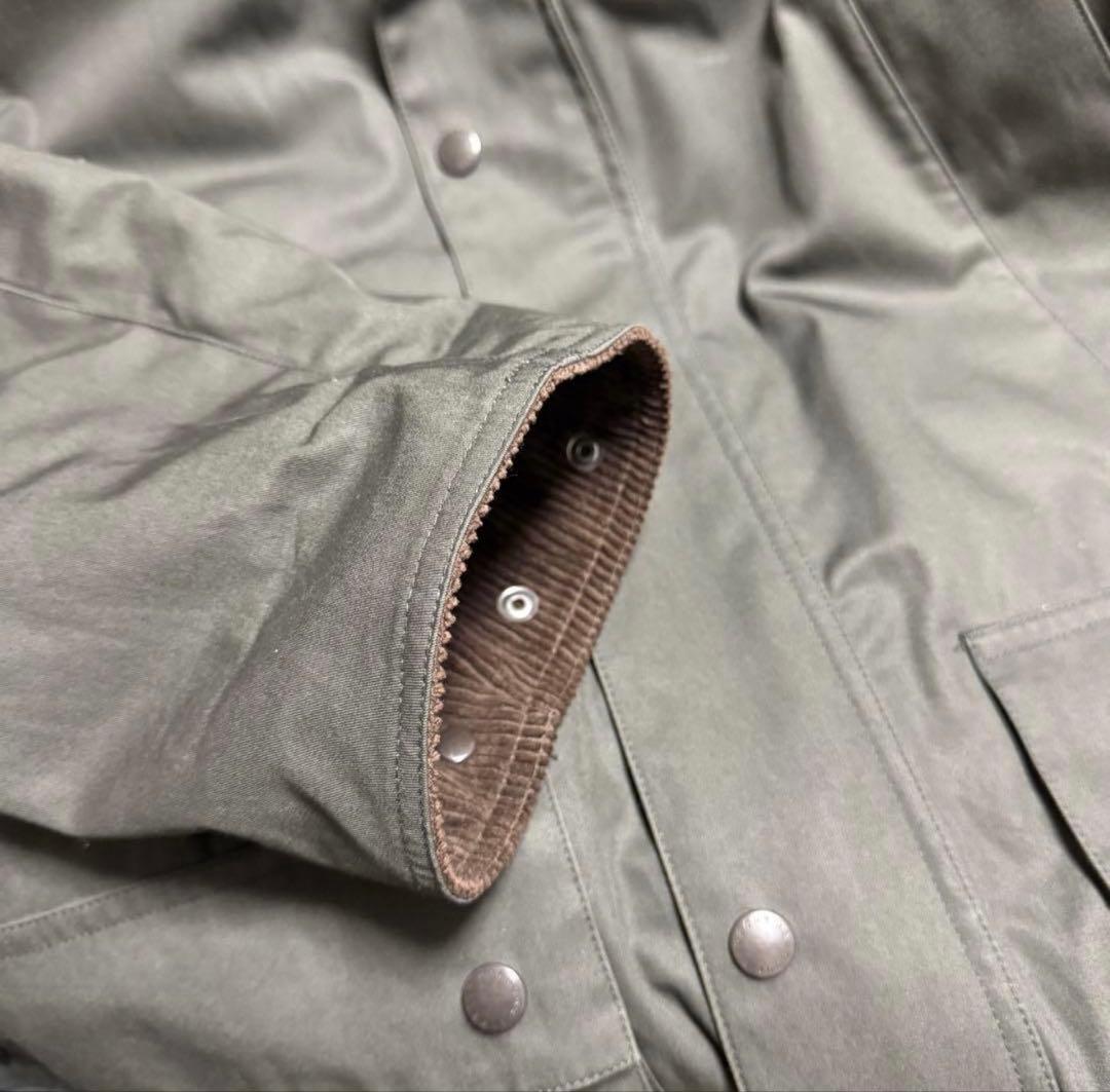 未使用級 Barbour 別注 38 カーキ ノンワックス ビデイル 24AW