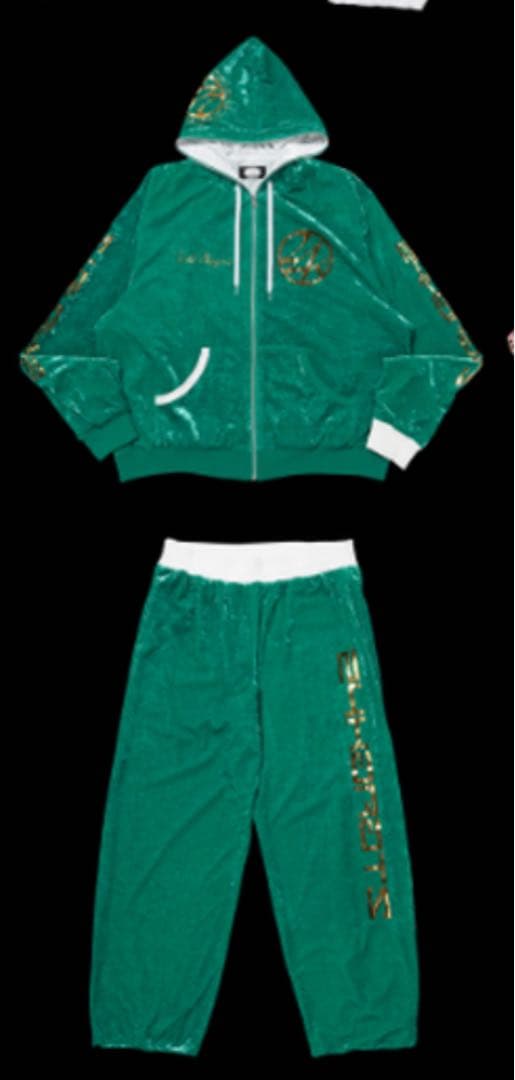 24karats ベロアセットアップ FANTASTICS XL 上衣のみ