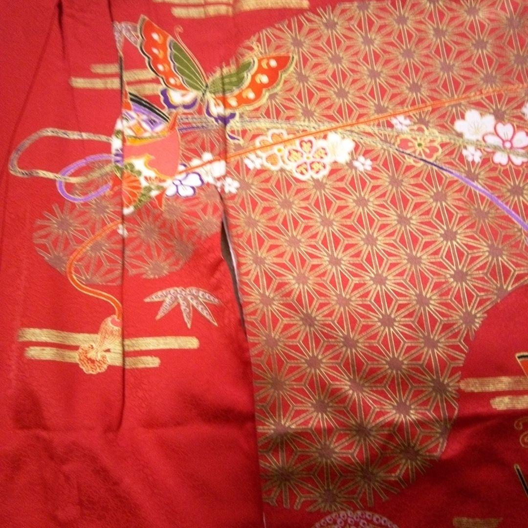 美品【七五三7歳用～ハーフ成人式】振袖フルセット