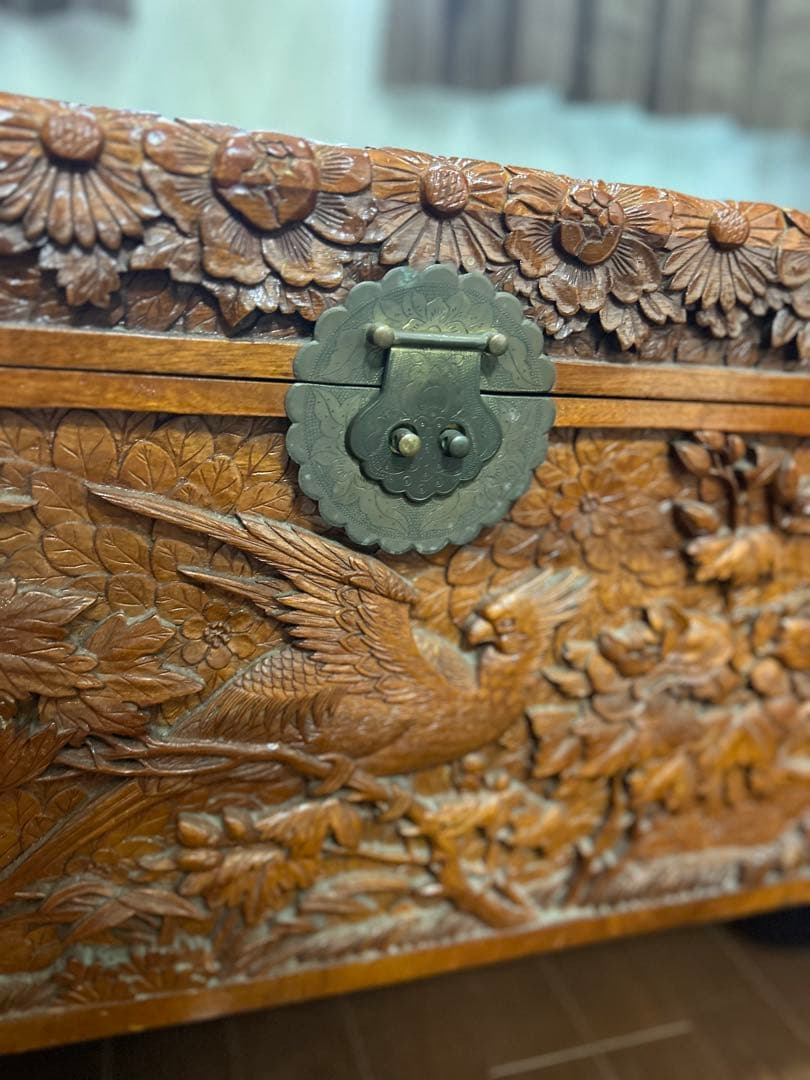 中国　アンティーク家具　大型収納ボックス