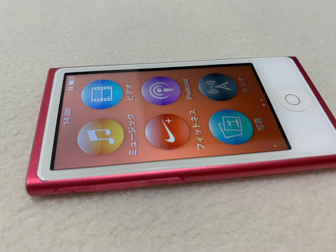 【美品】Apple iPod nano 第7世代 16GB ピンク