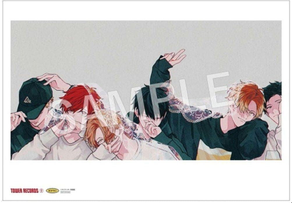 ギヴン THE BEST タワレコ特典 オリジナルB2ポスター 新品