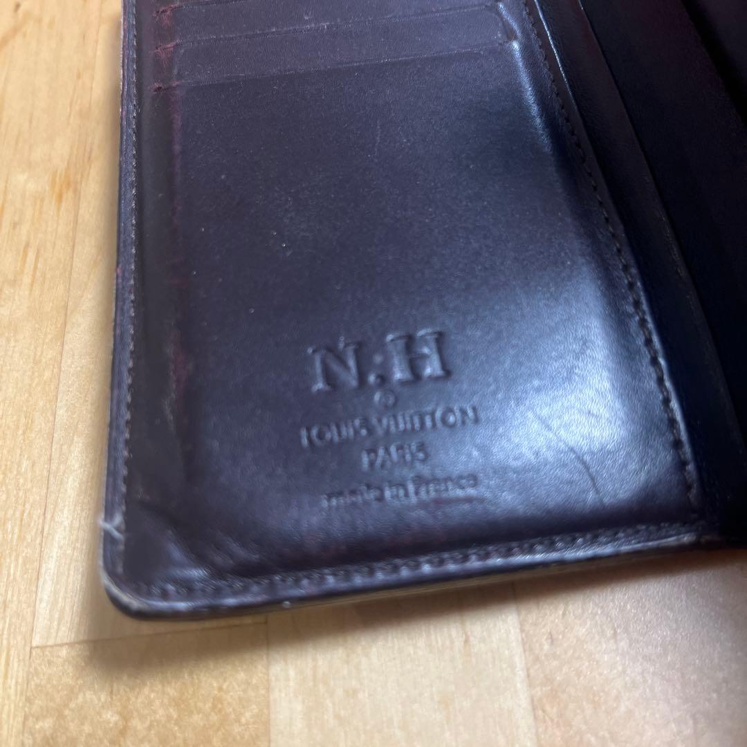 Louis Vuitton 二つ折り財布 ワインレッド