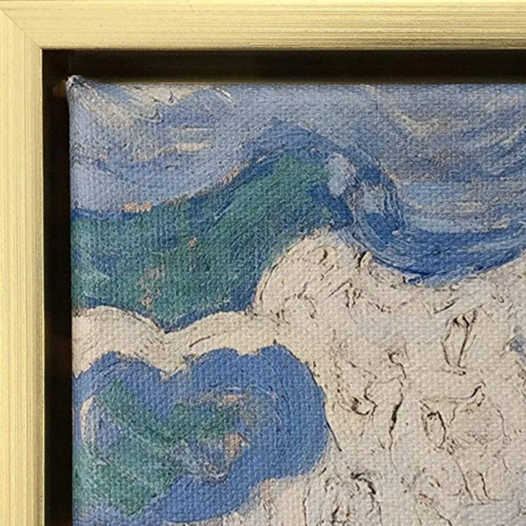 フィンセント・ファン・ゴッホ作品　『糸杉のある麦畑』　風景画　キャンバス　複製画