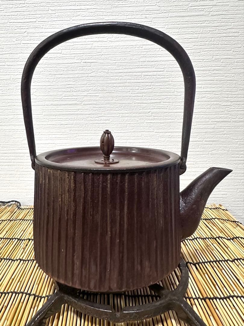 ＵＳＥＤ、良品　岩手県奥州水沢幸工芸　現代の名工 佐藤勝久造　利休型蛇ノ目１３型