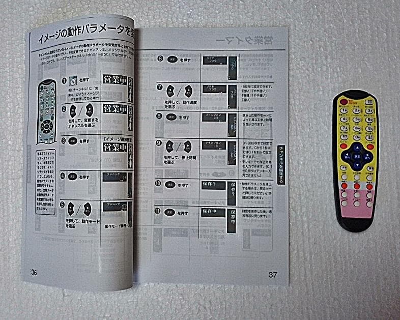関東地域無料配達　屋外用　両面LED看板　NS-RM2115W　リモコン　取説