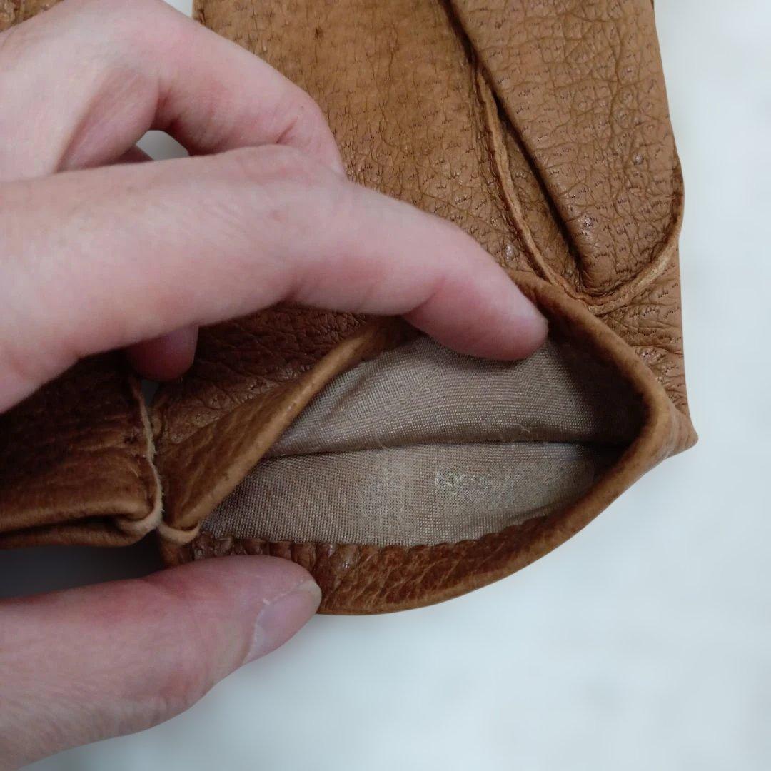 値下げ　ペッカリー製手袋　英国製ビンテージ