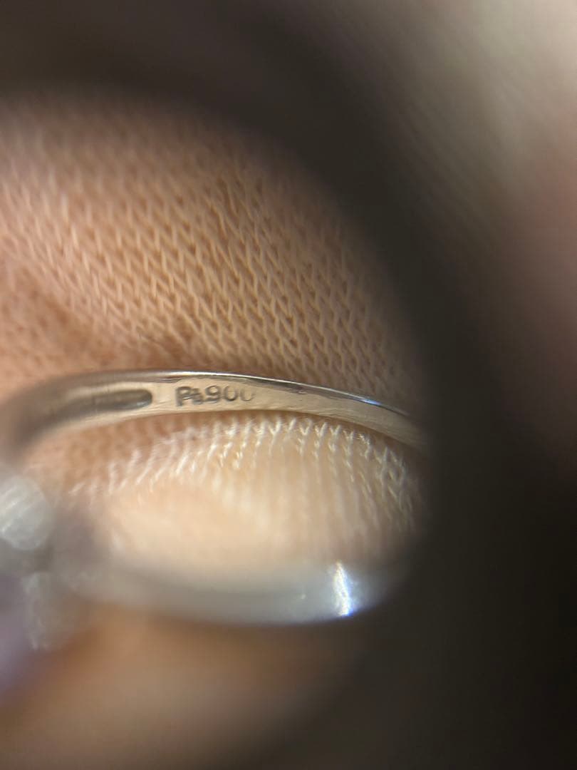 プラチナ900 タンザナイト ダイヤリング