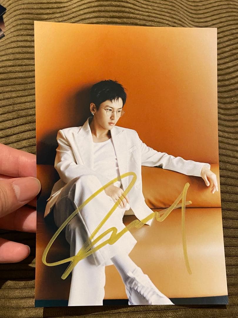 張哲翰 直筆サインまとめ 大幅割引入り(4月15日に返送する予定)