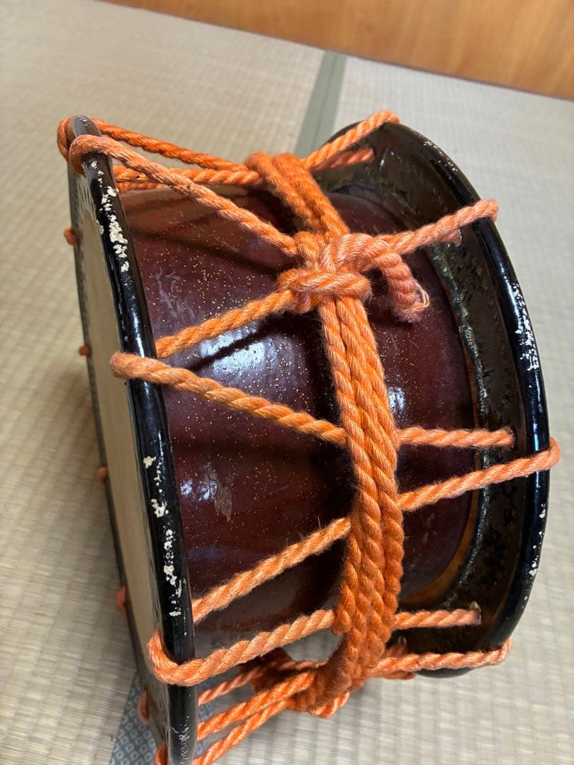 【ちかちゃん】締太鼓 バチ付き