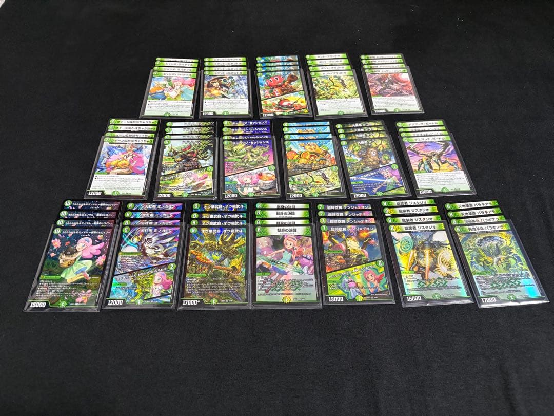 ヒロインBEST　新規SRレア以下各4枚セット　4コン　デュエルマスターズ