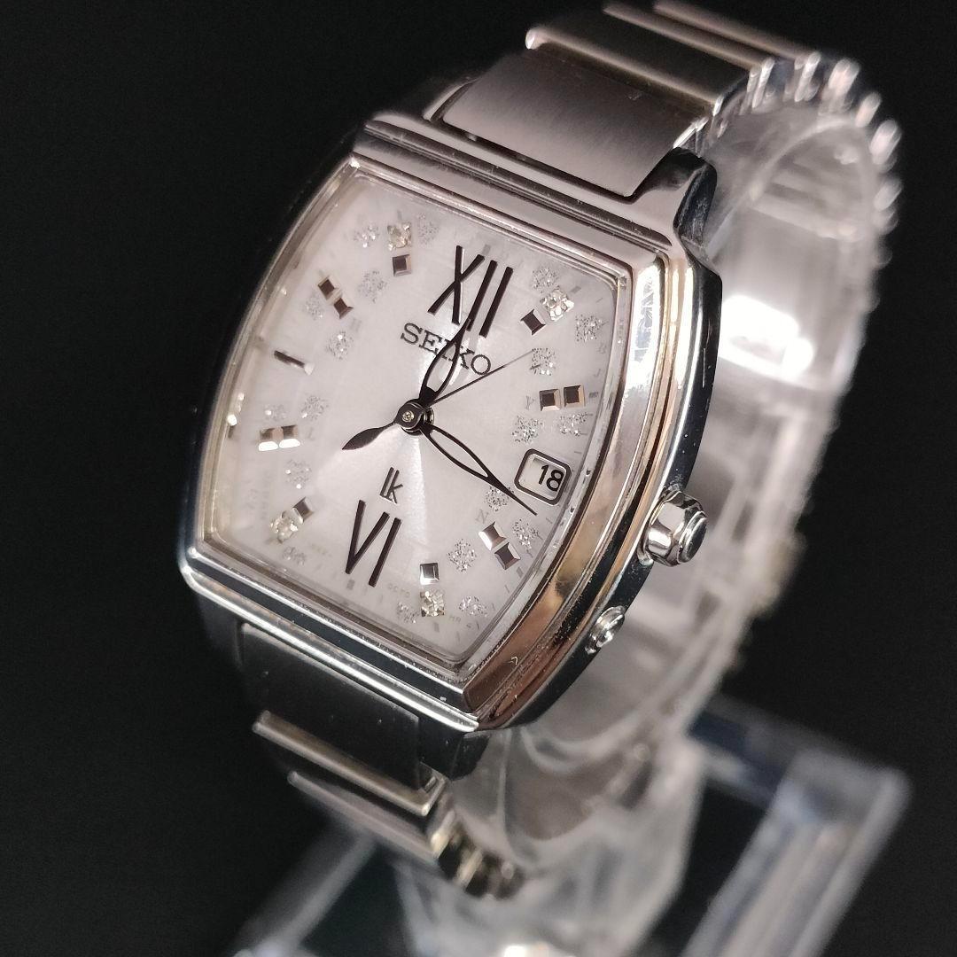 限定品ことリップコラボ　SEIKO　セイコー　lk　ホワイト　シルバー　ソーラー