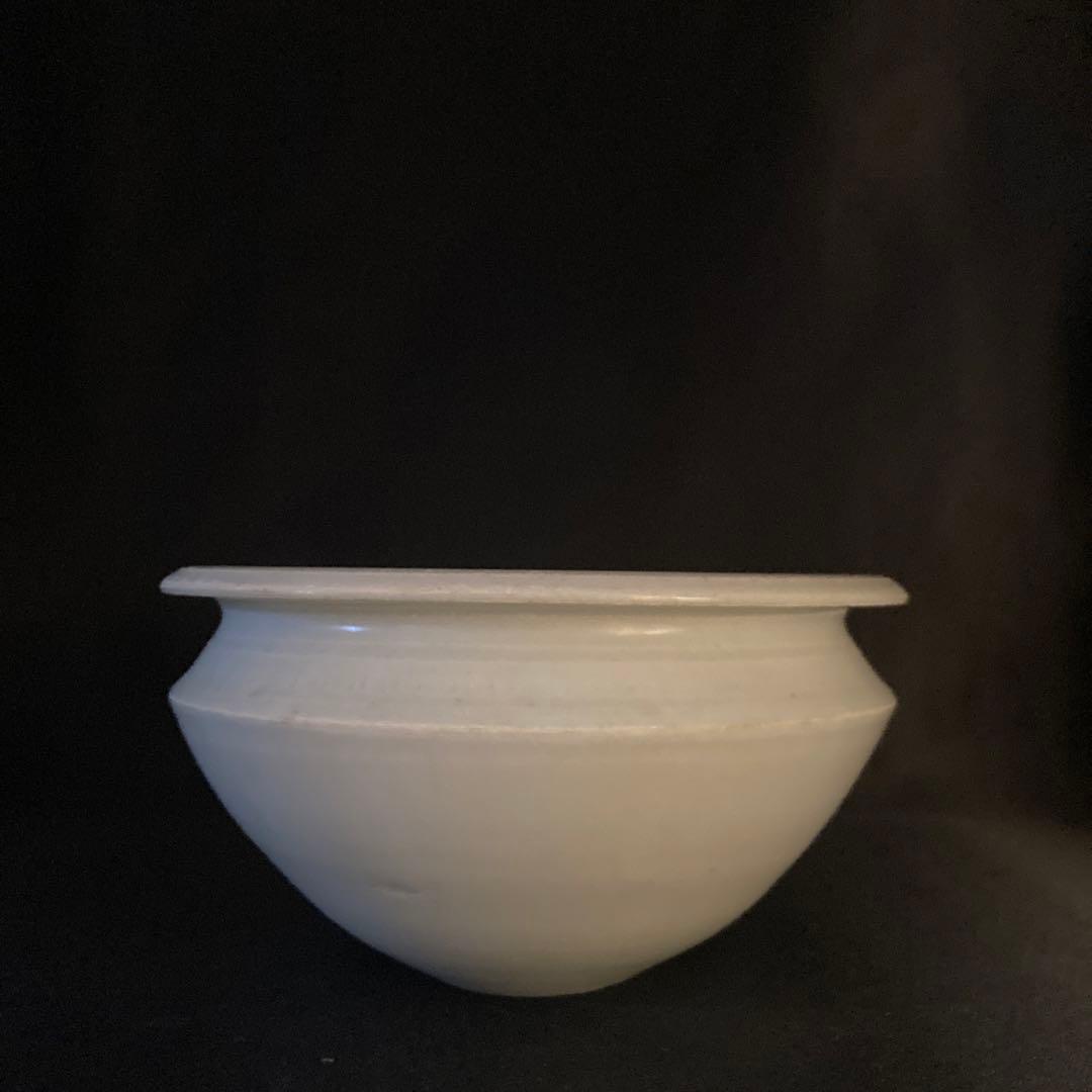 《赤字万博❗️》【ギャラリー三益】古美術工芸品　影青肩張形水指（宋時代）