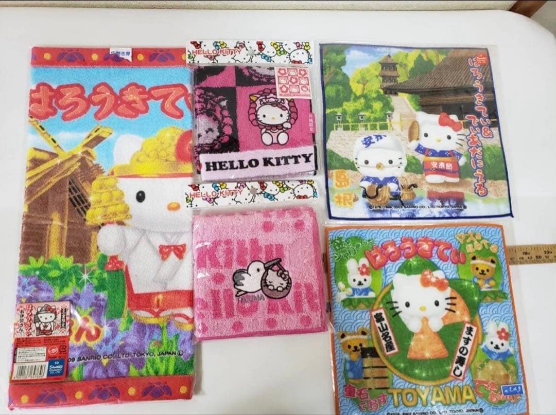 ハローキティ ご当地タオル 115枚セット