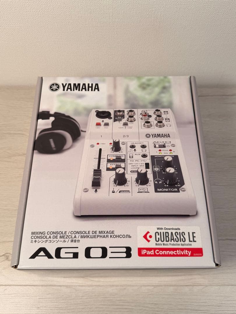 YAMAHA AG03 オーディオインターフェイス iPad/iPhone対応