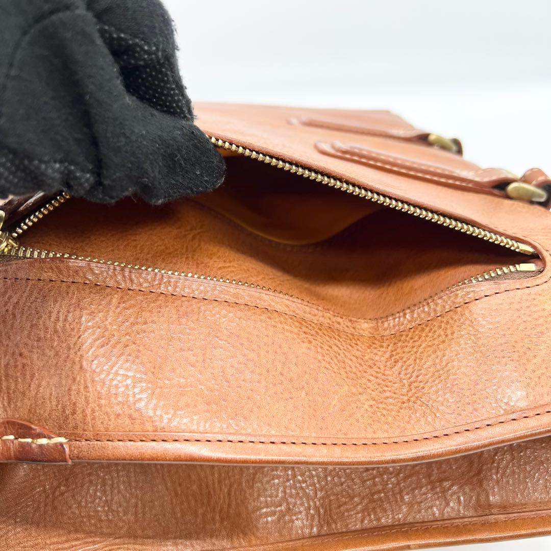 土屋鞄　ビジネスバッグ　ウルバーノ　シティトート　レザー　ブラウン　A4可