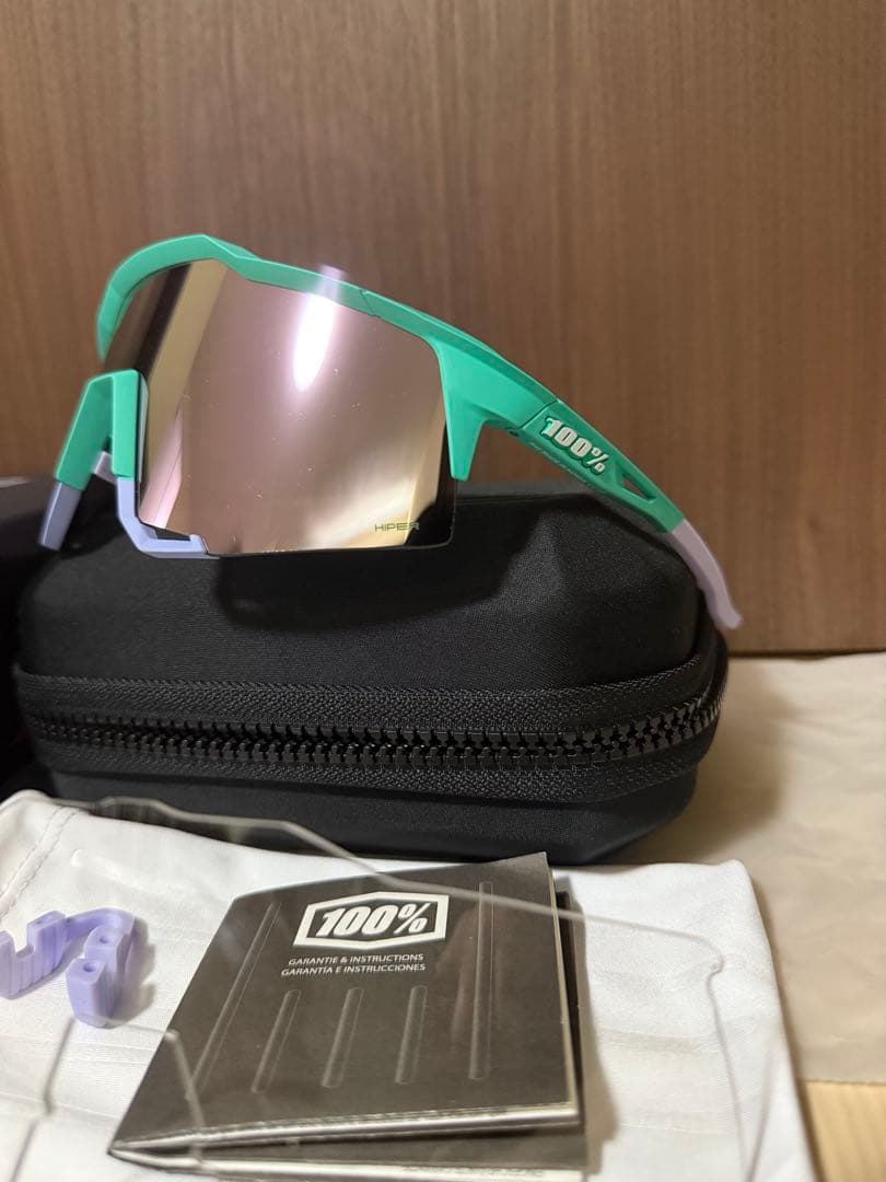 超美品　100% サングラス　スピードクラフト　ワンハンドレッド