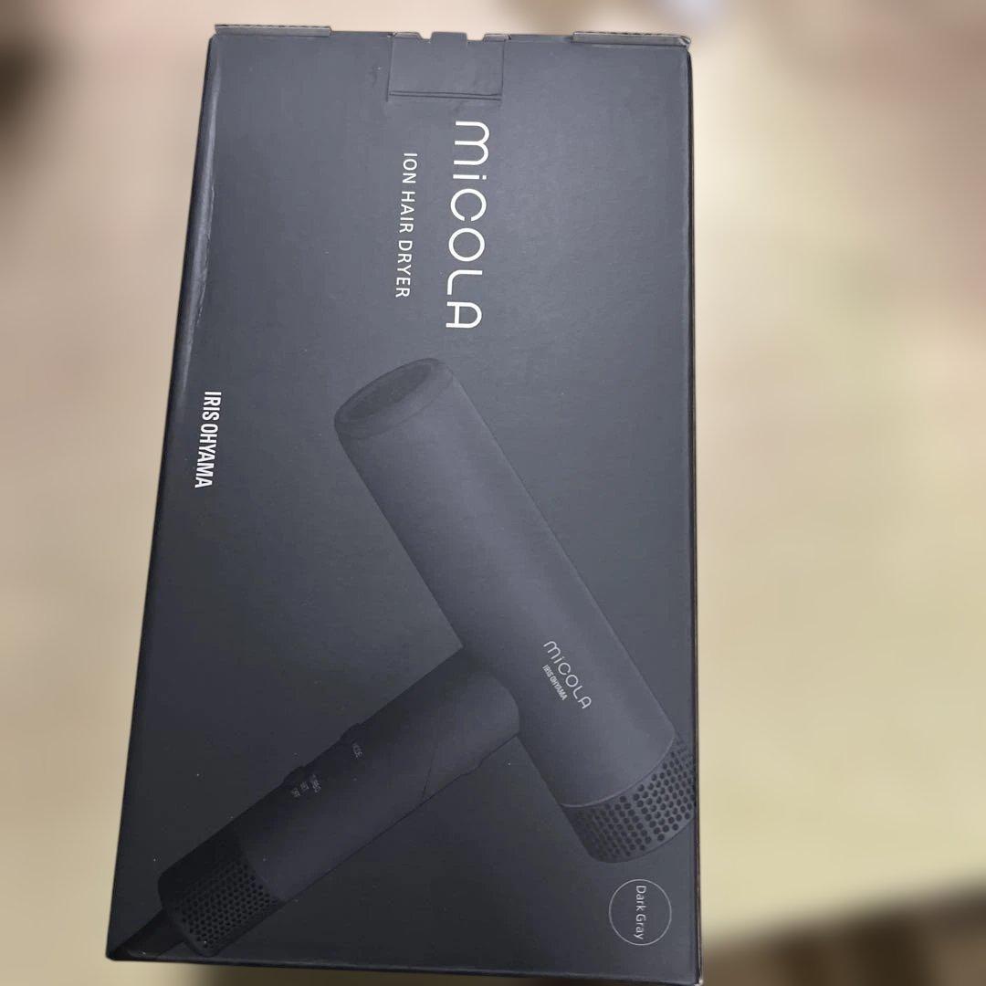 【MiCOLA】アイリスオーヤマ イオンドライヤー　軽量 380g