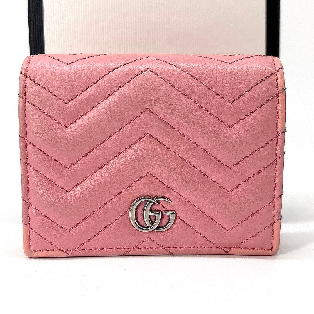 正規品　極美品✨　グッチ 財布　グッチチェーンウォレット　グッチGGマーモント