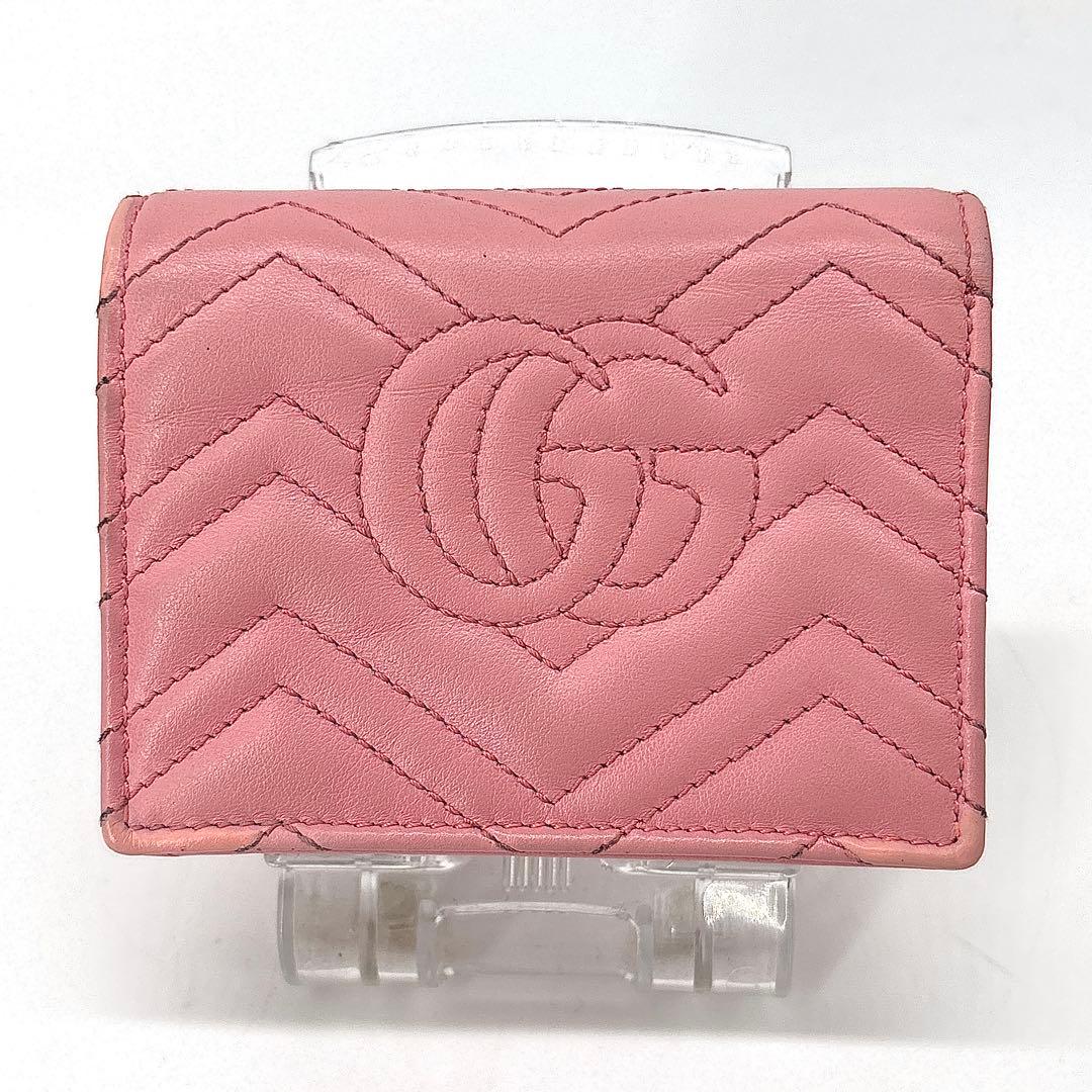 正規品　極美品✨　グッチ 財布　グッチチェーンウォレット　グッチGGマーモント