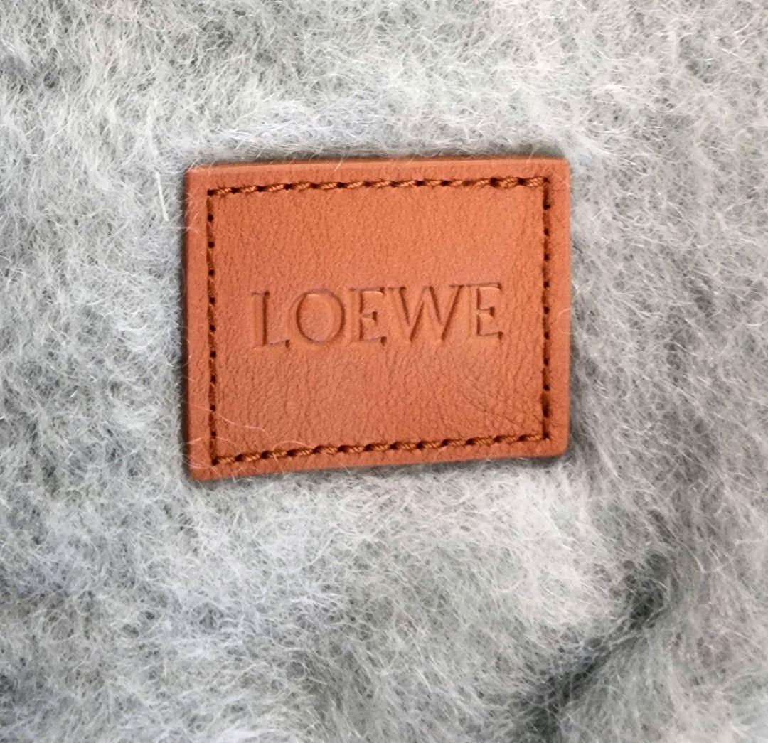 LOEWE・ロエベ ◆ミントグリーン フリンジマフラー