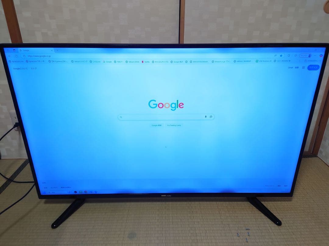 【tanakami】DMM.make 50インチ 4Kモニターディスプレイ