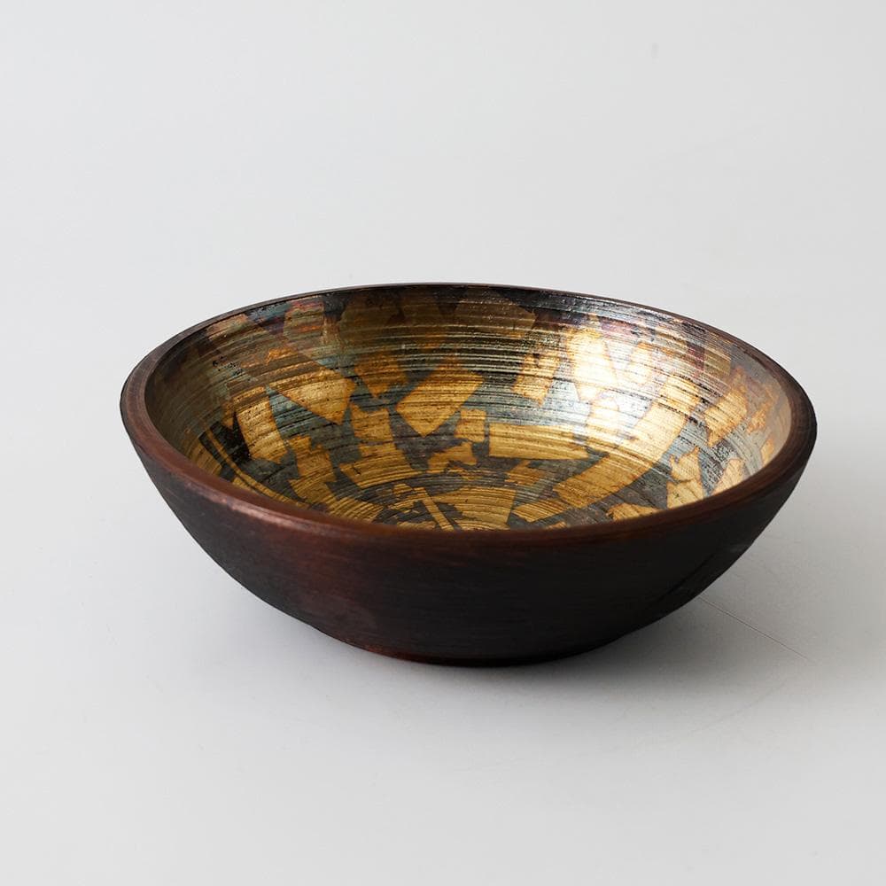 京都二條河原町西 平安 象福（ 嘉納象福 ）作 鳥鉢形 菓子器 大黒 茶道具