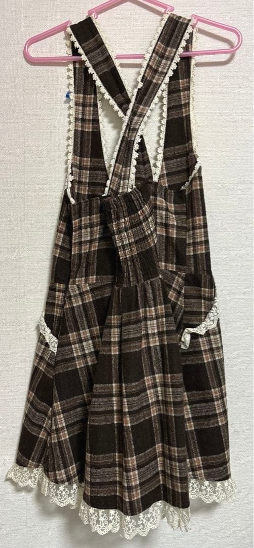 LIZLISA ジャンパースカート チェック柄