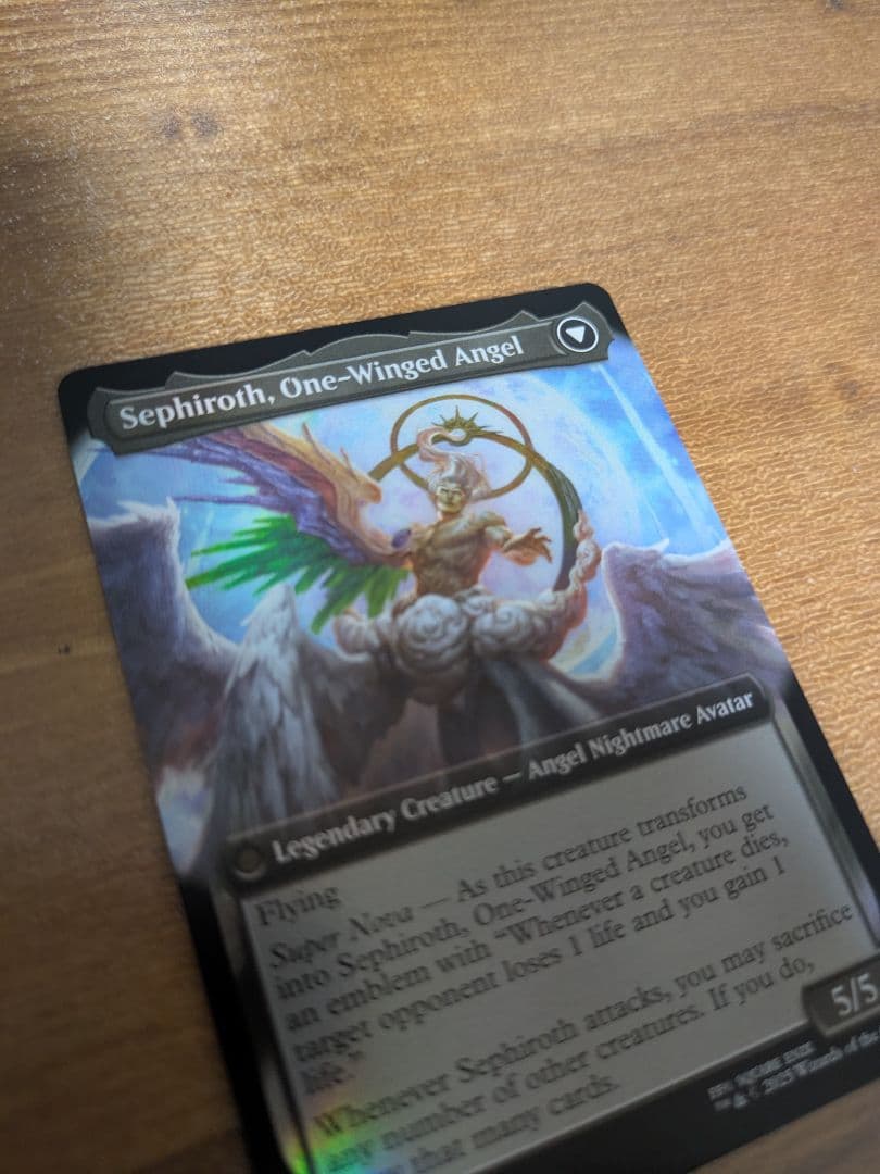 【Bundle限定/拡張Foil】威名のソルジャー、セフィロス/片翼の天使（英）