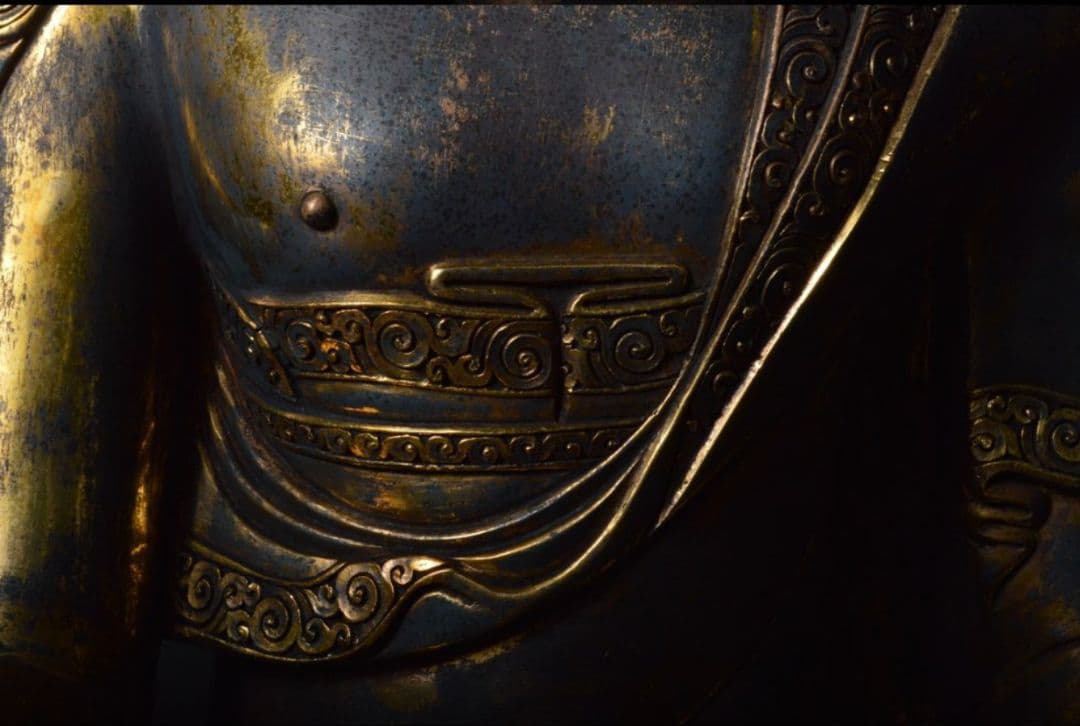 チベット特大仏像 高さ57cm 仏教美術 古銅 鍍金釈迦如来坐像(釋迦牟尼佛)