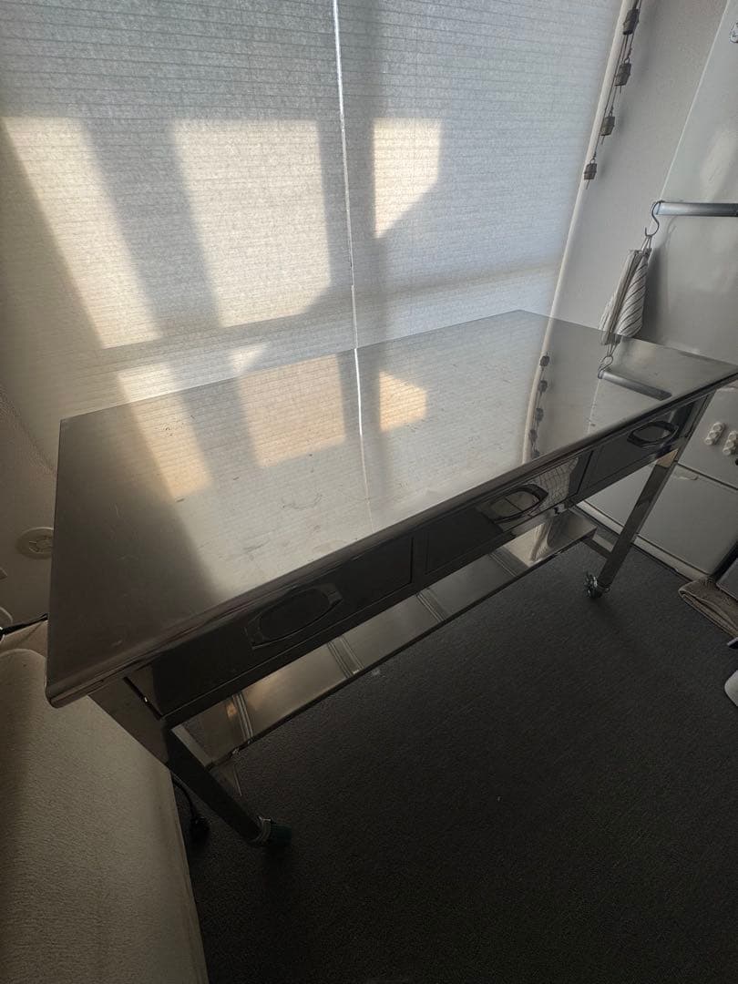 【引き出し・キャスター付き】ステンレス作業台