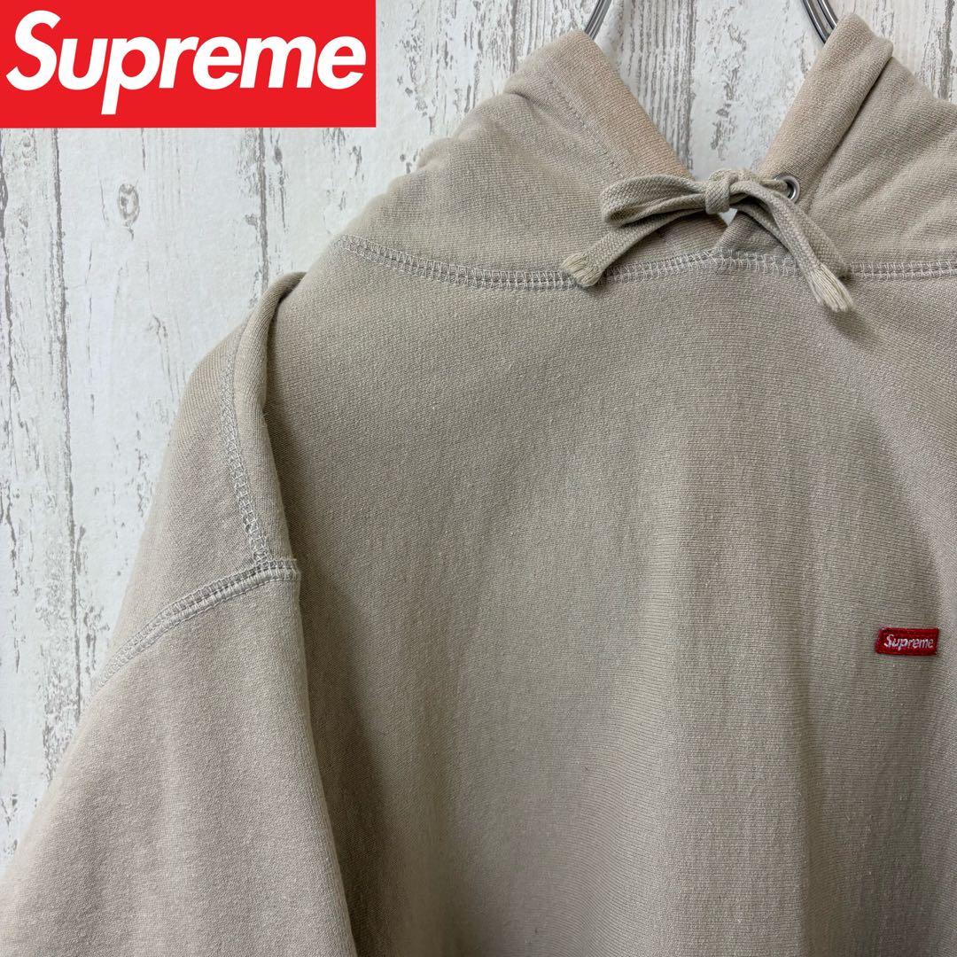 【激レア】SUPREME シュプリーム　パーカー　ボックスロゴ　スウェット　刺繍