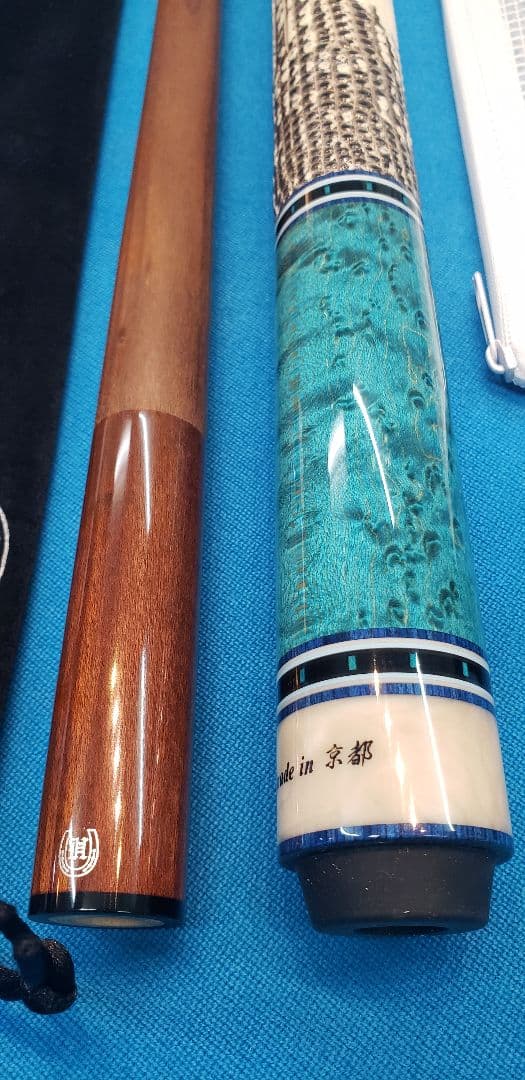 新作　早川工房カスタムキュー　ブルー