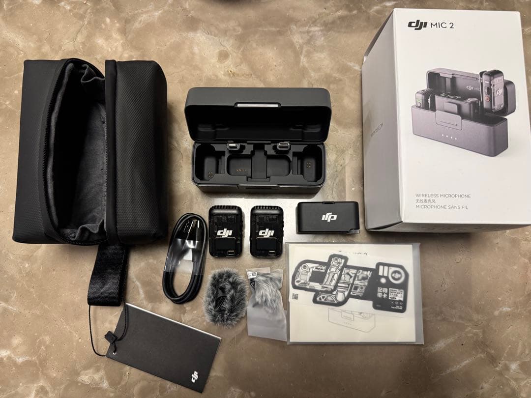 【美品】DJI MIC 2 ワイヤレスマイクセット