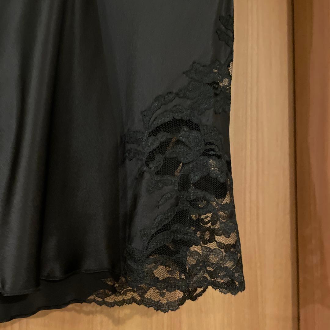 VIVIENNE TAM シルクレーススカート