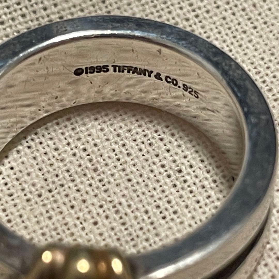 TIFFANY＆Co. ティファニー シルバー×ゴールド コンビリング