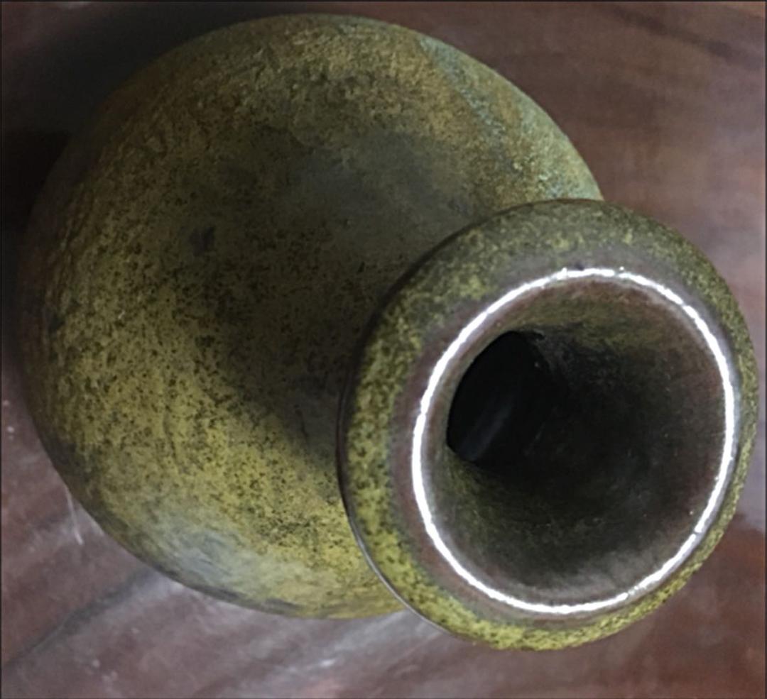 古物  丹波焼？ 舟徳利 在銘有り