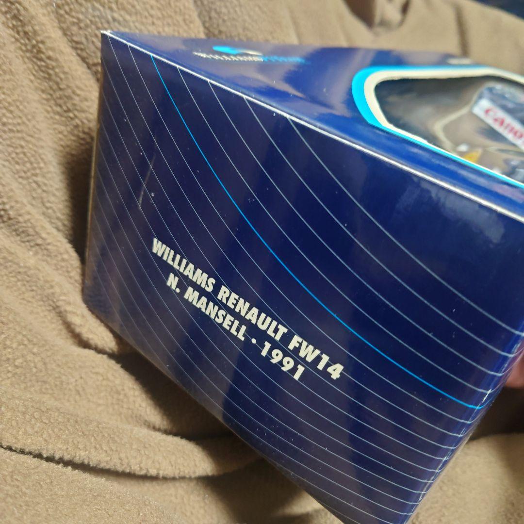ミニチャンプス★ウィリアムズF1マンセル車ミニカー★1/18ルノーFW14送料込