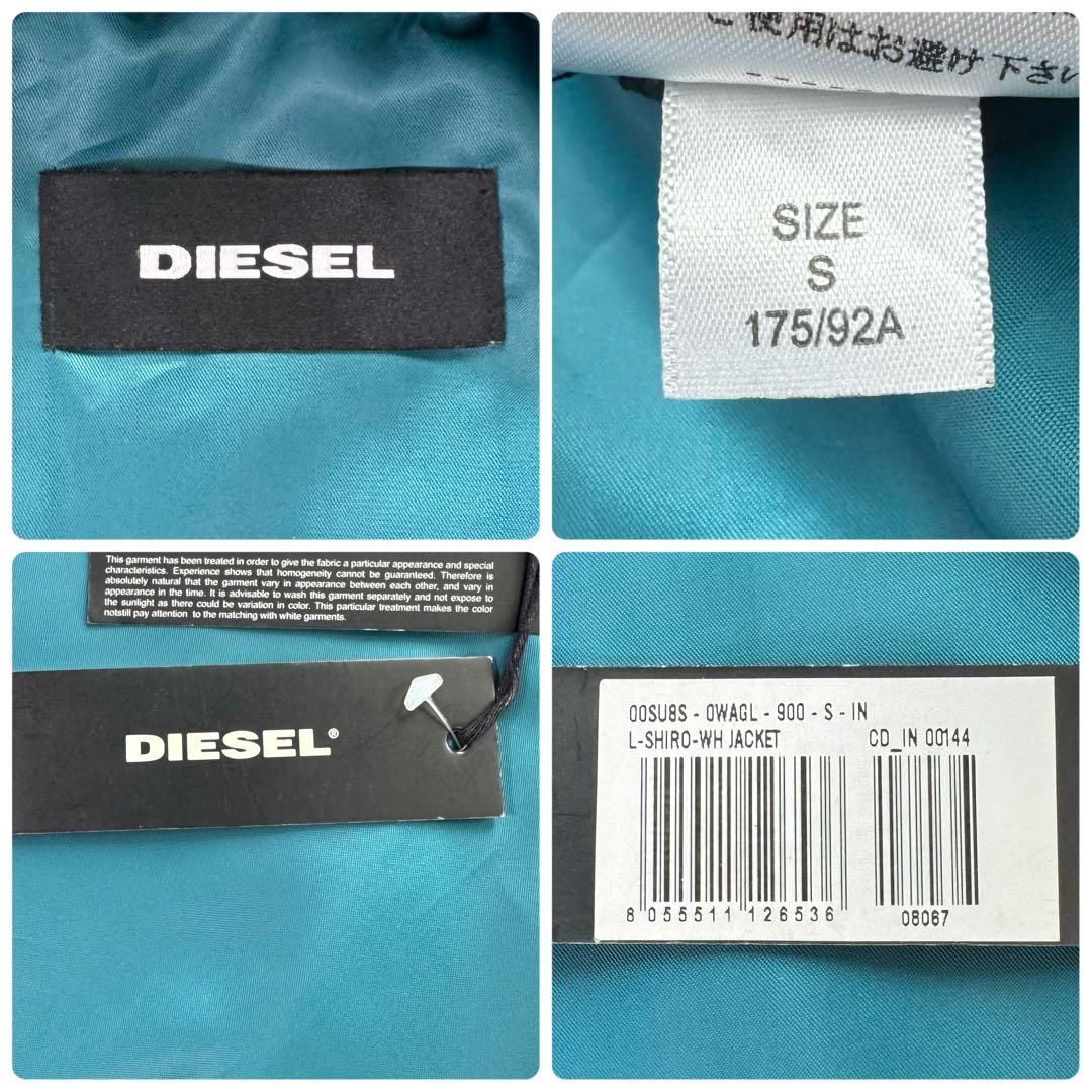 タグ付き美品◎ディーゼル　シングルライダースジャケット　シープスキン　ブラック