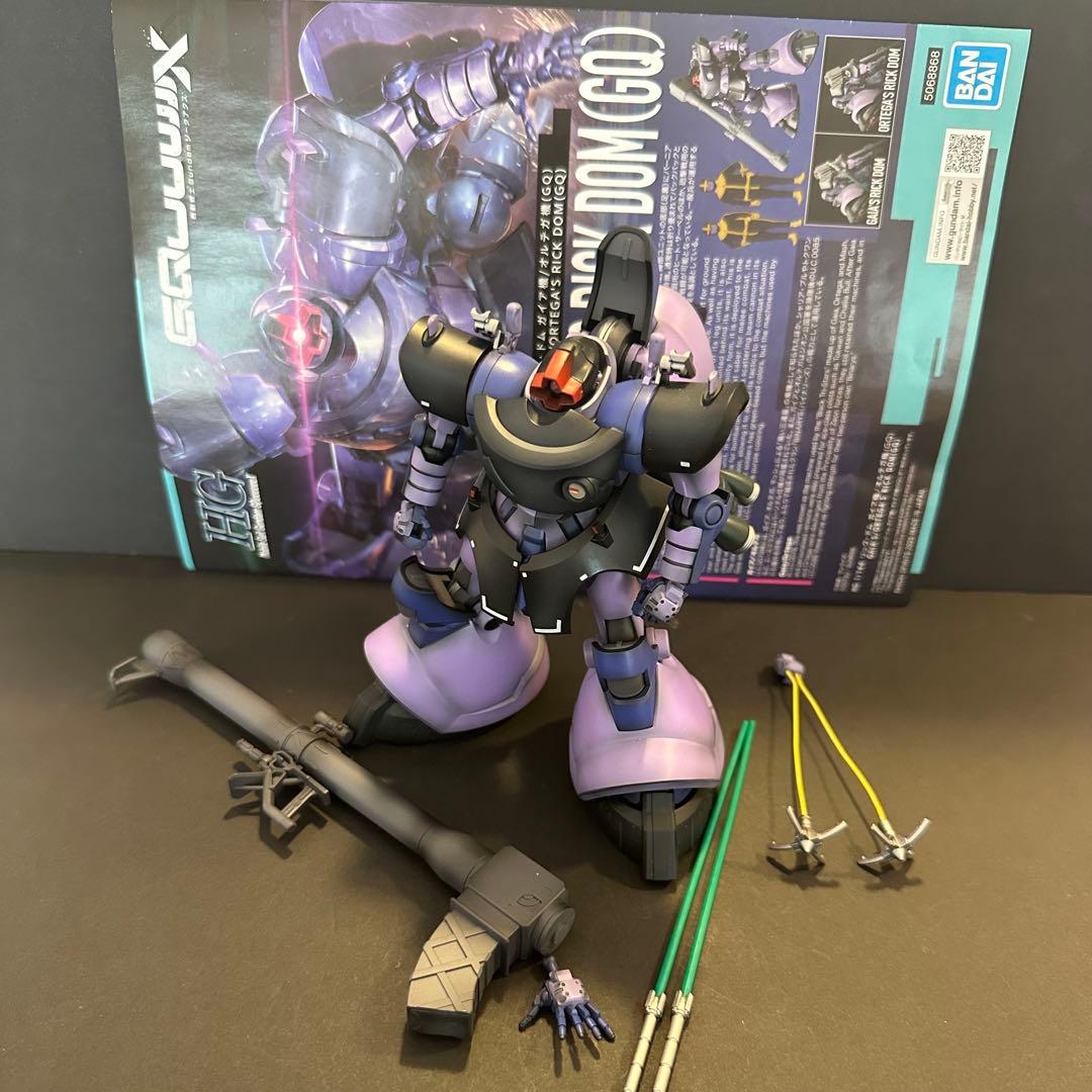 HG 1/144 リック・ドム ガイア機/オルテガ機 塗装済 完成品
