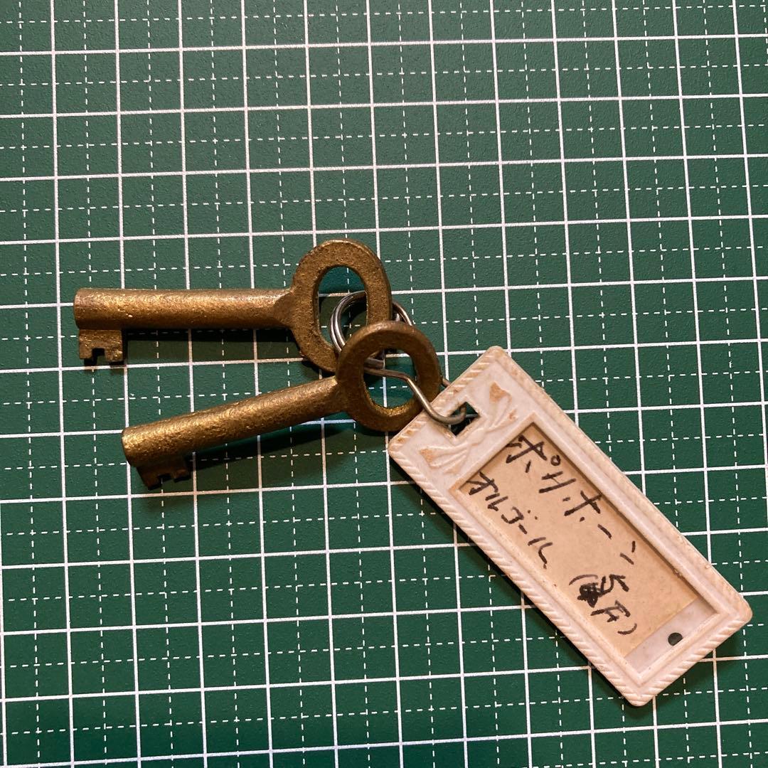 アンティークオルゴールキー　ポリフォン製　激レア　星ビル