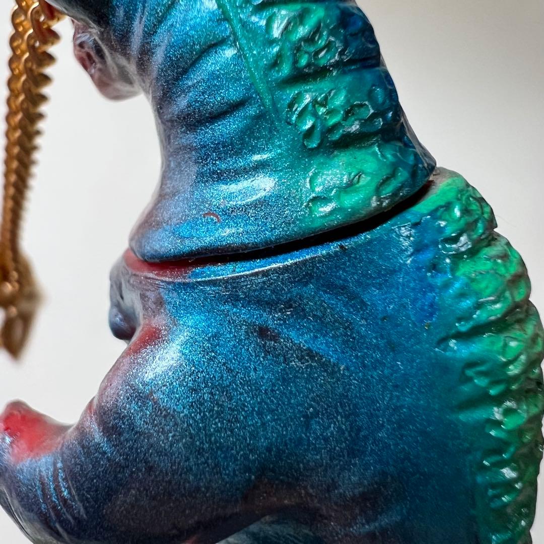 ゴモラ　ペンダント　ソフビ　フィギュア　レトロ　当時物　ウルトラマン