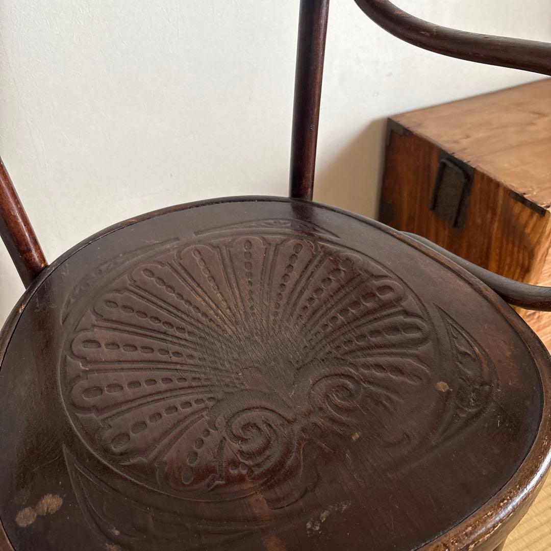 希少ベンドウッドアームチェア●曲木木製チェア●J &J.Kornビーチ材