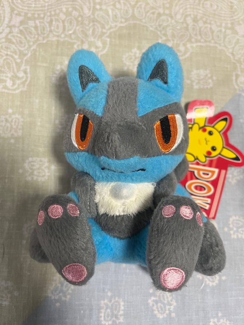 ポケドール ルカリオ 2007年 USA仕様紙タグ付き